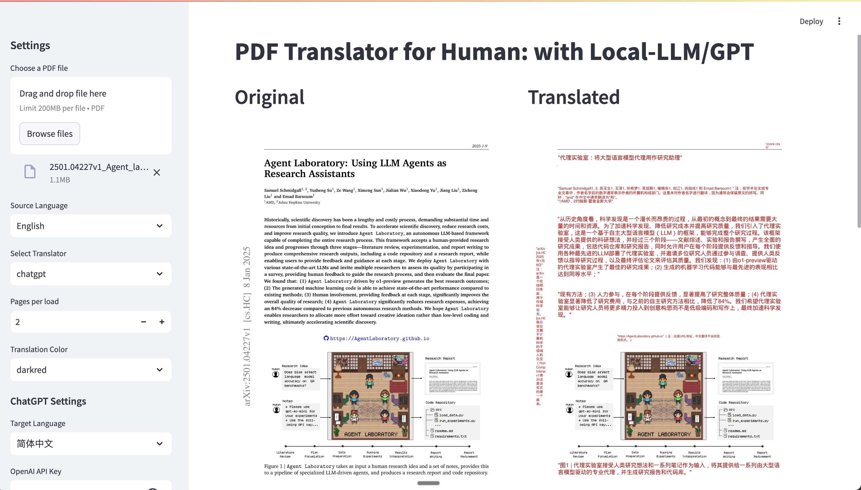PDF Translator for Human