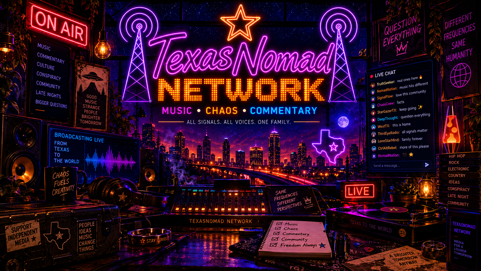 TexasNomad Network project preview