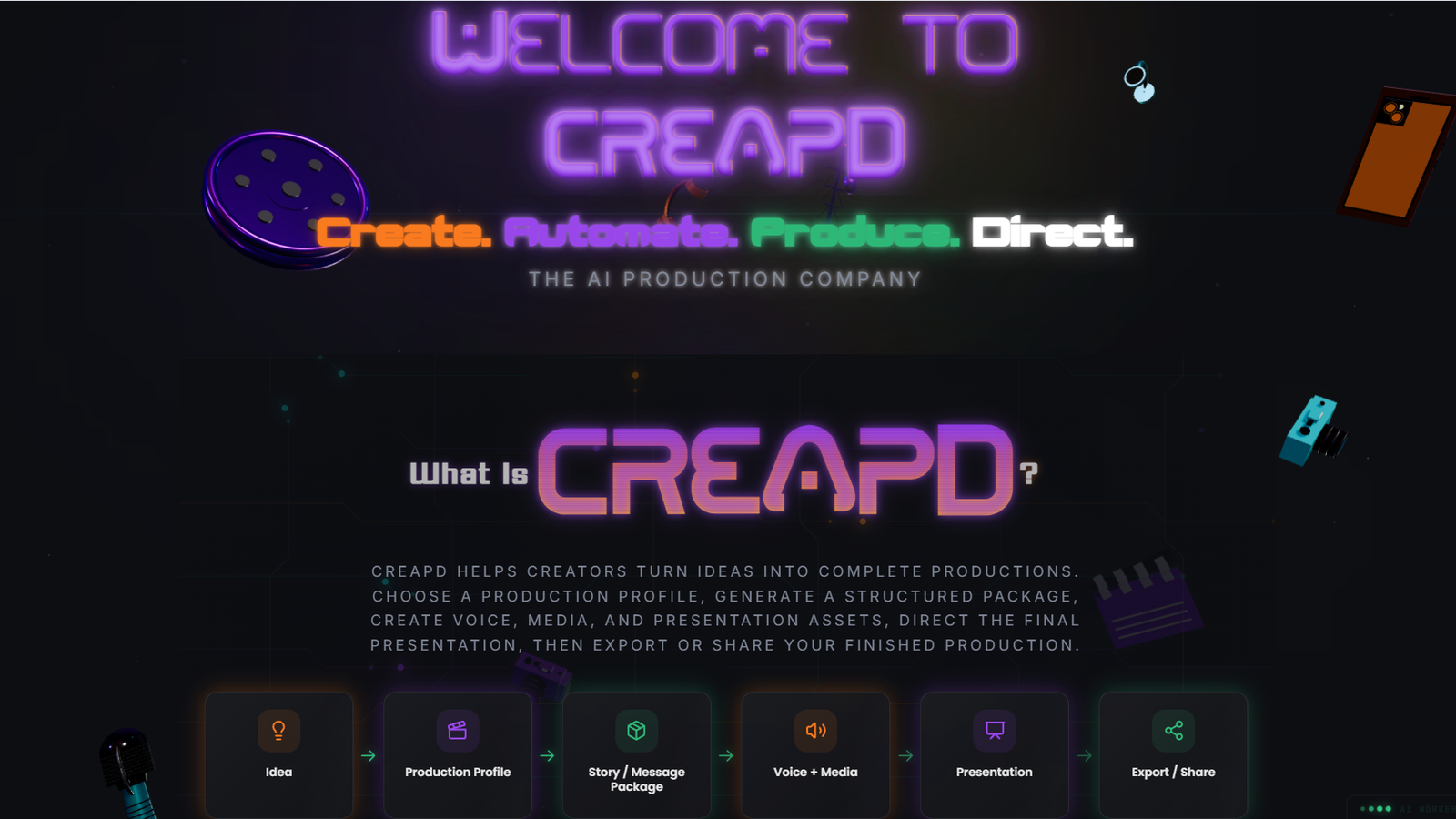 CREAPD project preview