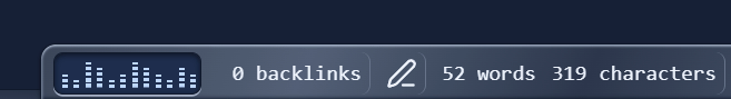 Animated Silverglass equalizer in the Obsidian status bar