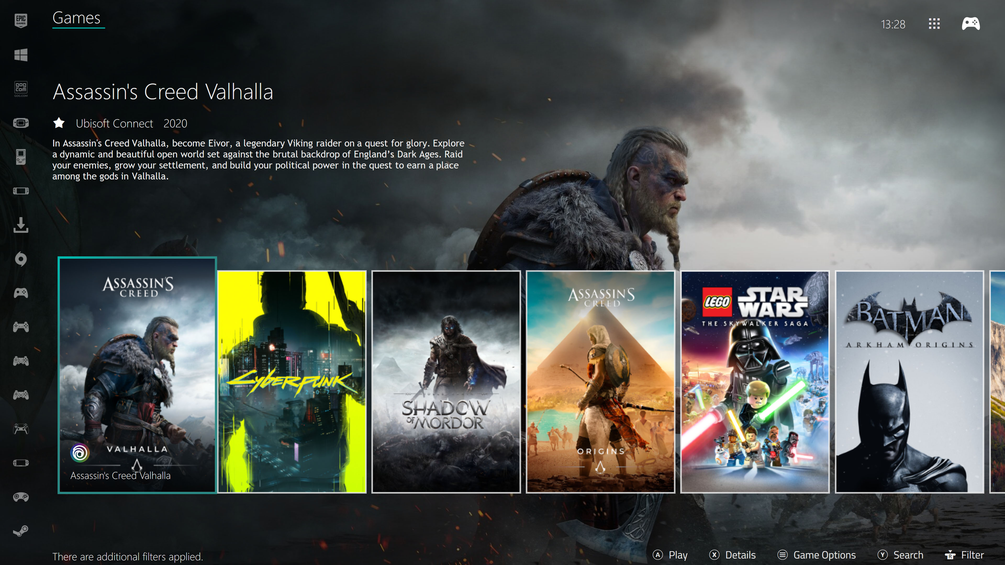 How to download and use Playnite fullscreen themes