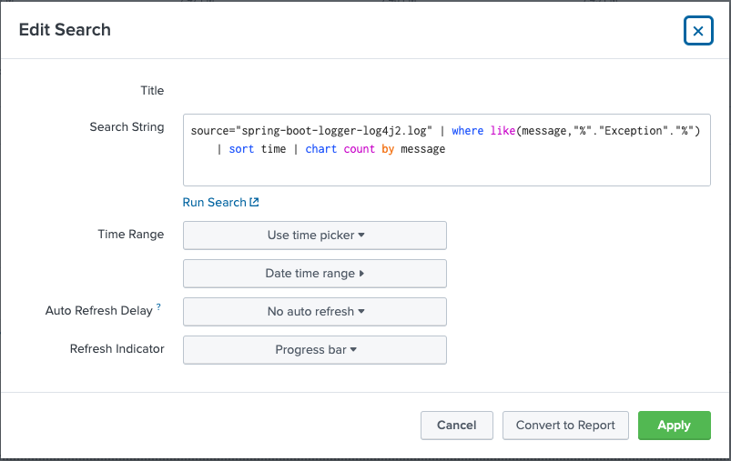 Exceptions query