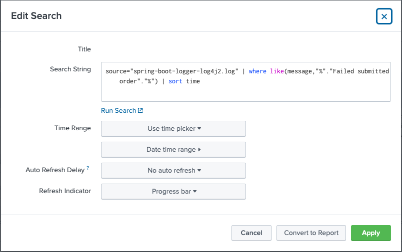 SubmitOrder failure query