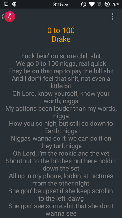 Lyrics for Rich Gang::Appstore for Android