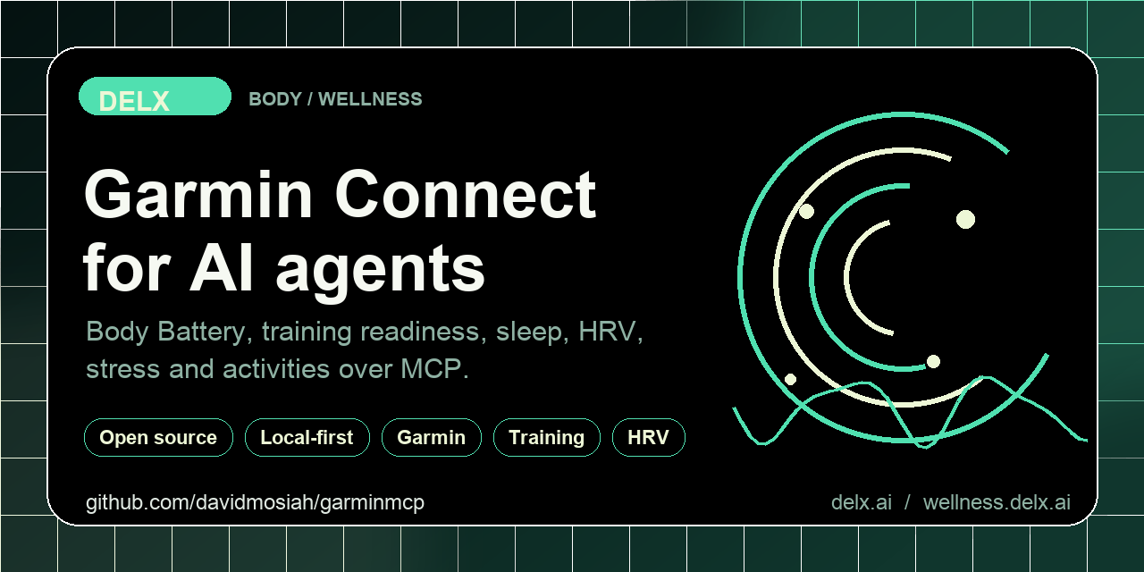 Garmin MCP — Garmin MCP for AI agents