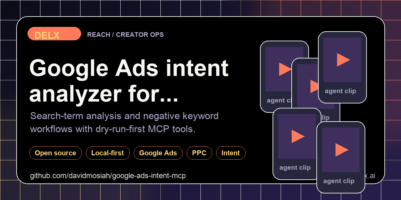 Google Ads Intent MCP
