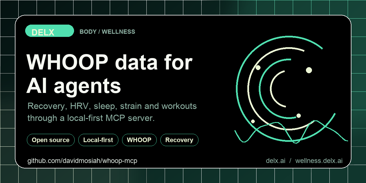 WHOOP MCP — WHOOP MCP for AI agents