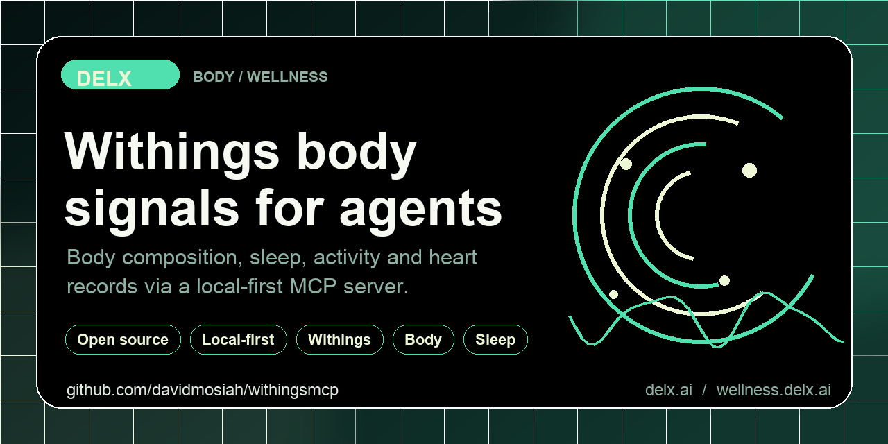 Withings MCP — Withings MCP for AI agents