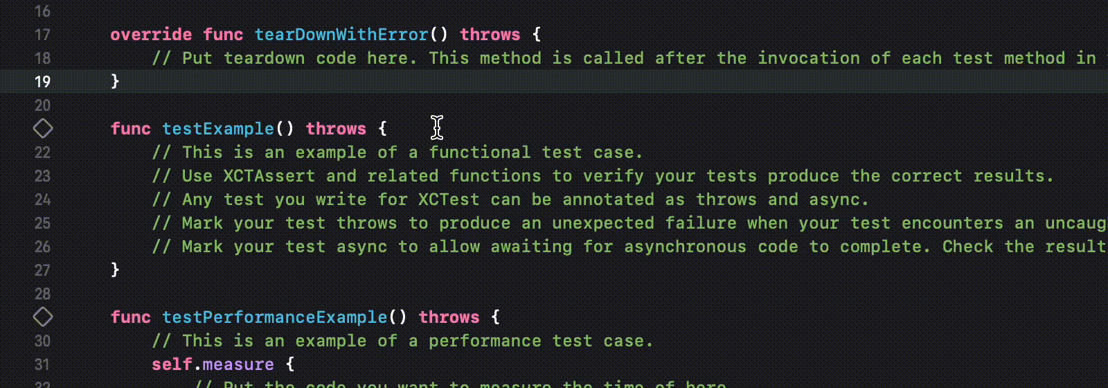Demo of GitHub Copilot for Xcode