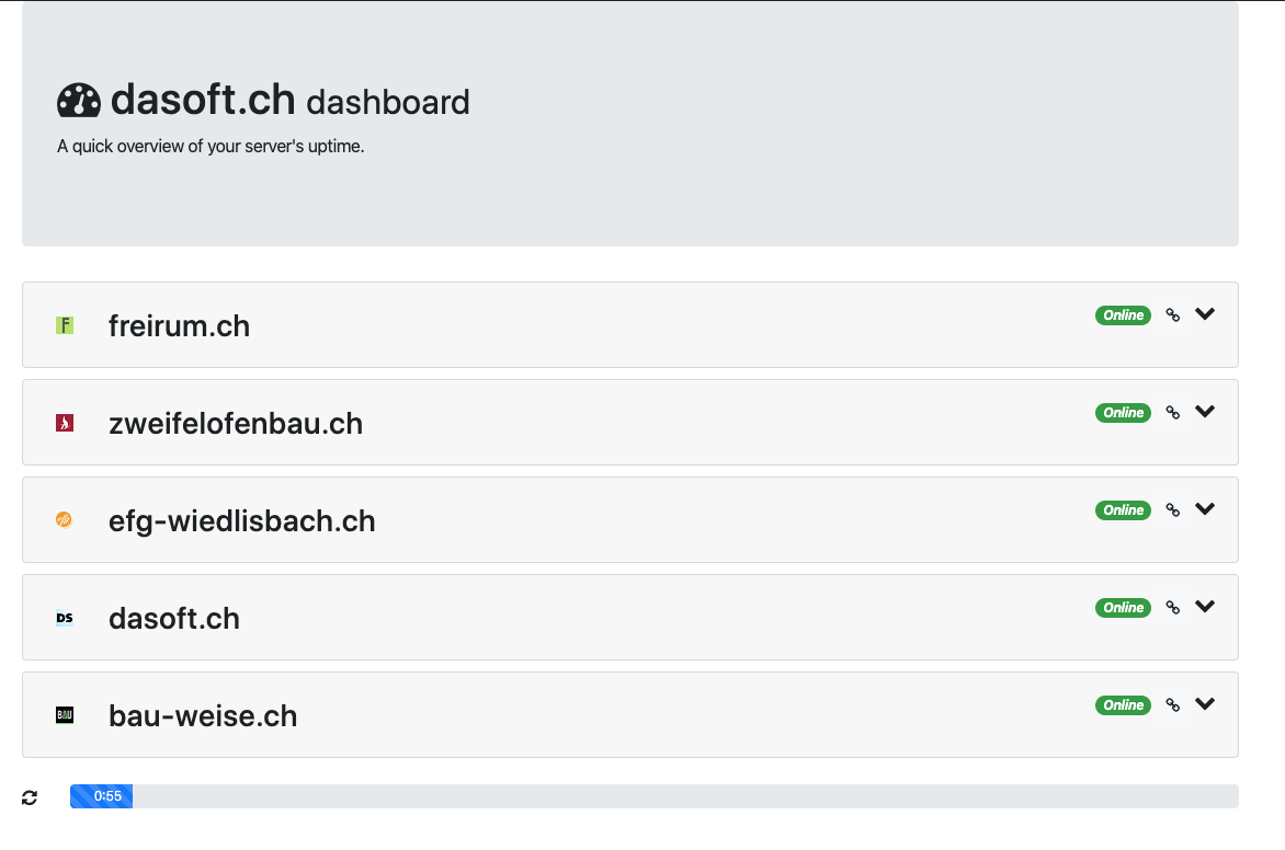 Uptime Dash