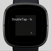 DoubleTap gesture DoubleTap gesture