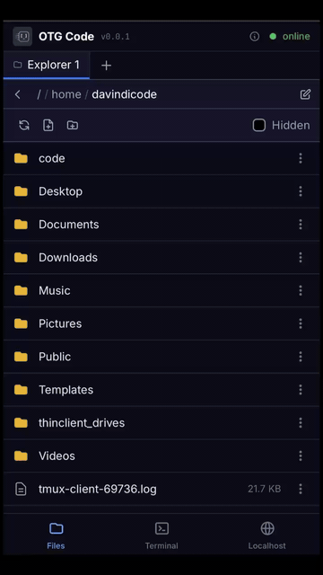 File explorer