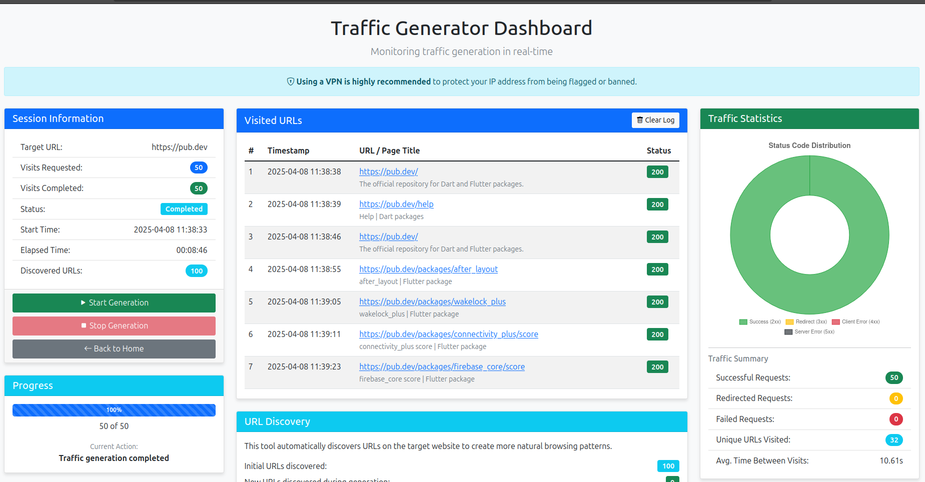 Website Traffic Generator