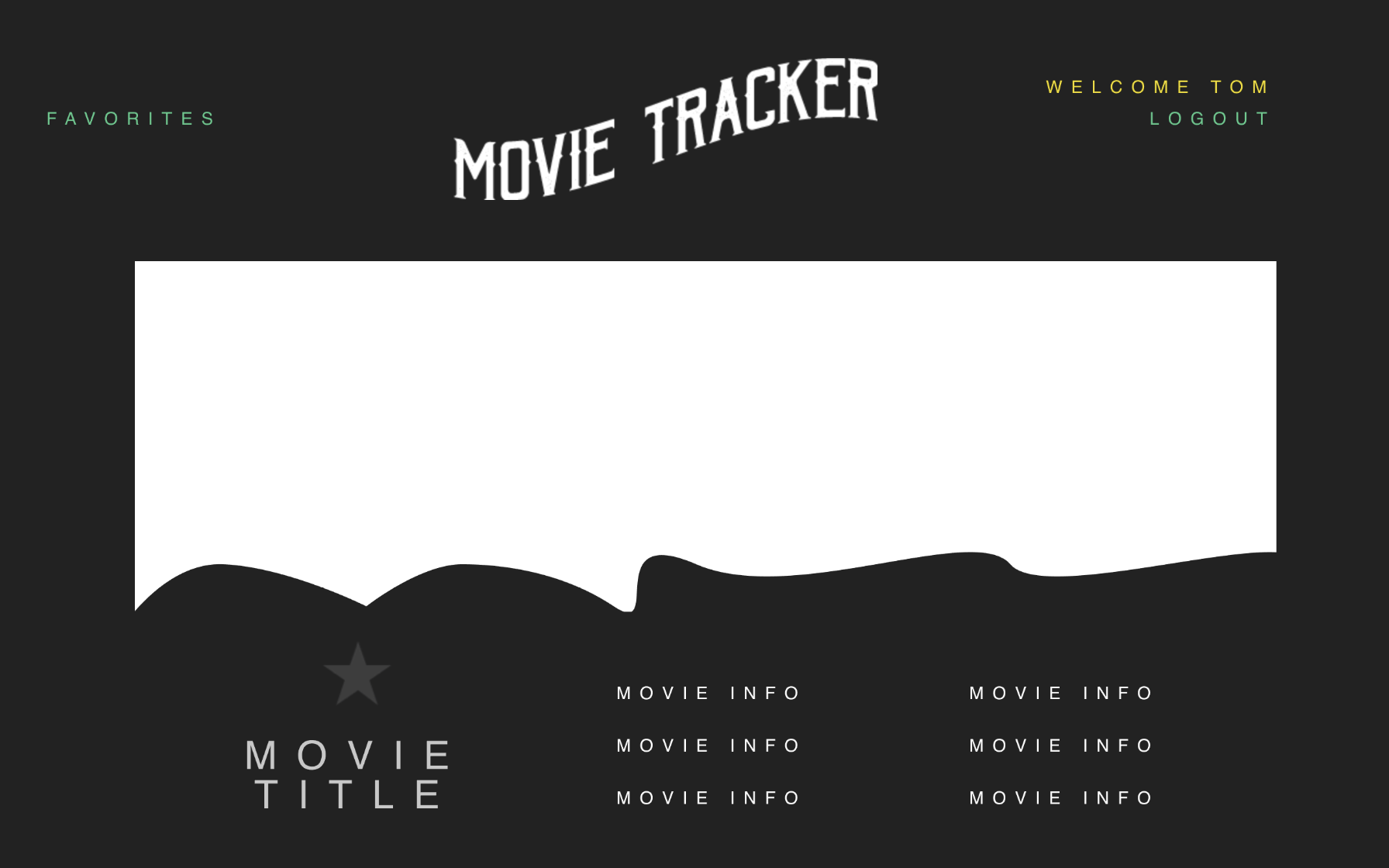 Movie Tracker prototype movie