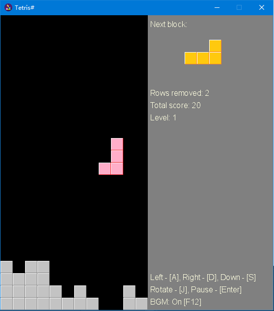 Tetris Sharp