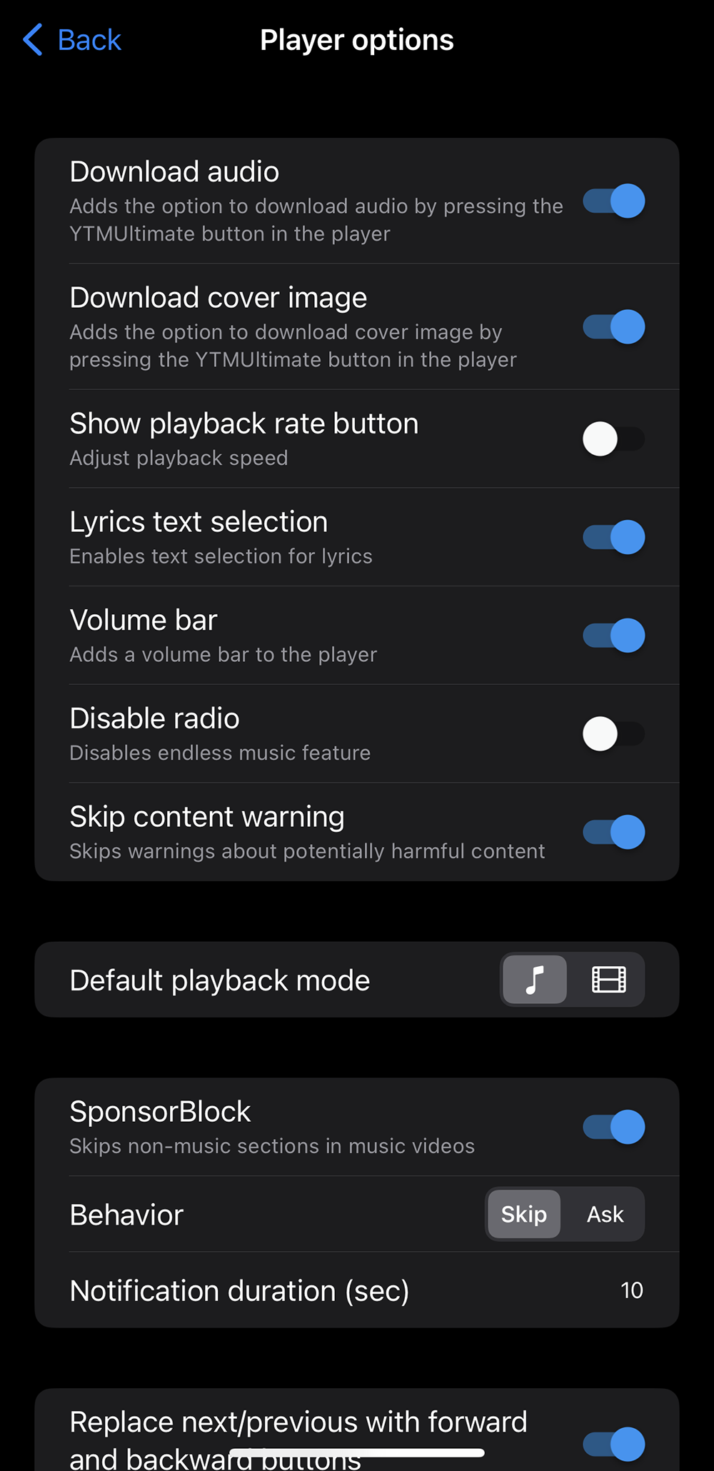 Screenshot 4 of YouTube Music Ultimate (iOS14+)