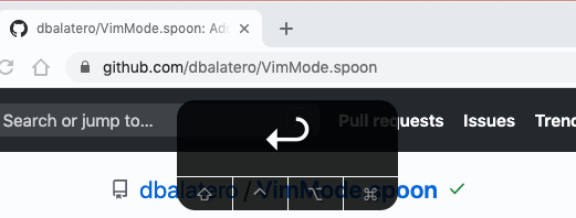 Example of VimMode.spoon