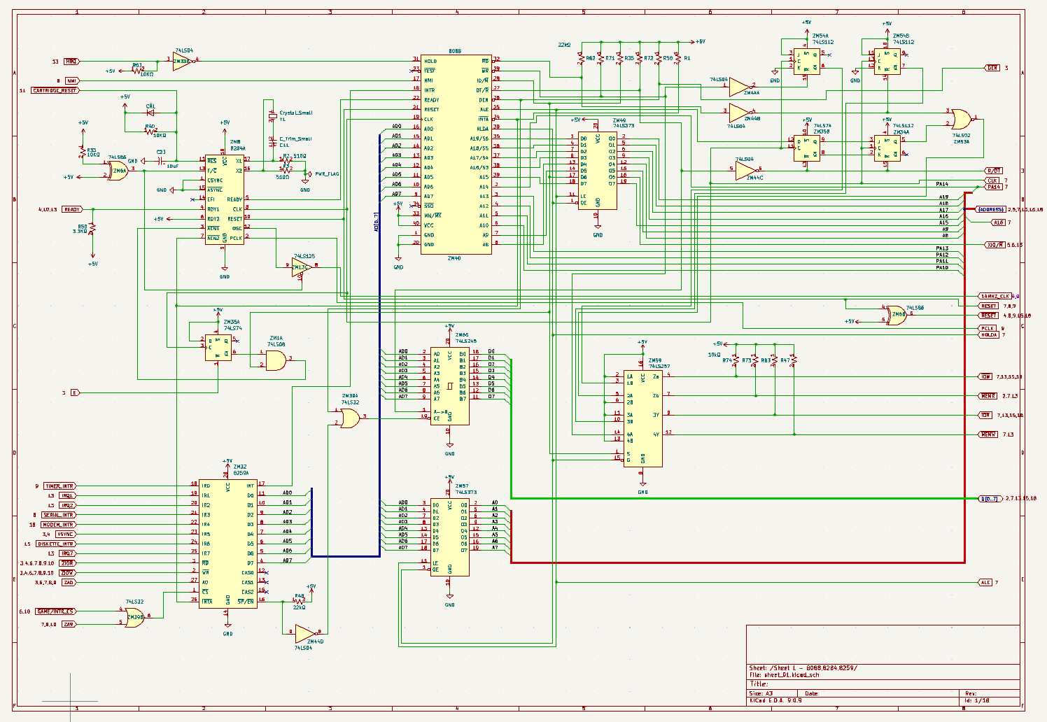 Pcjr schematics
