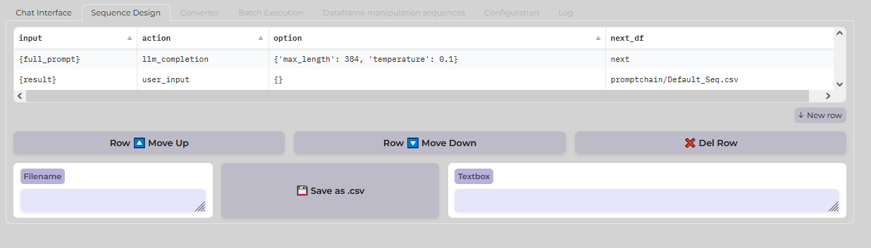 Sequencing Functionality