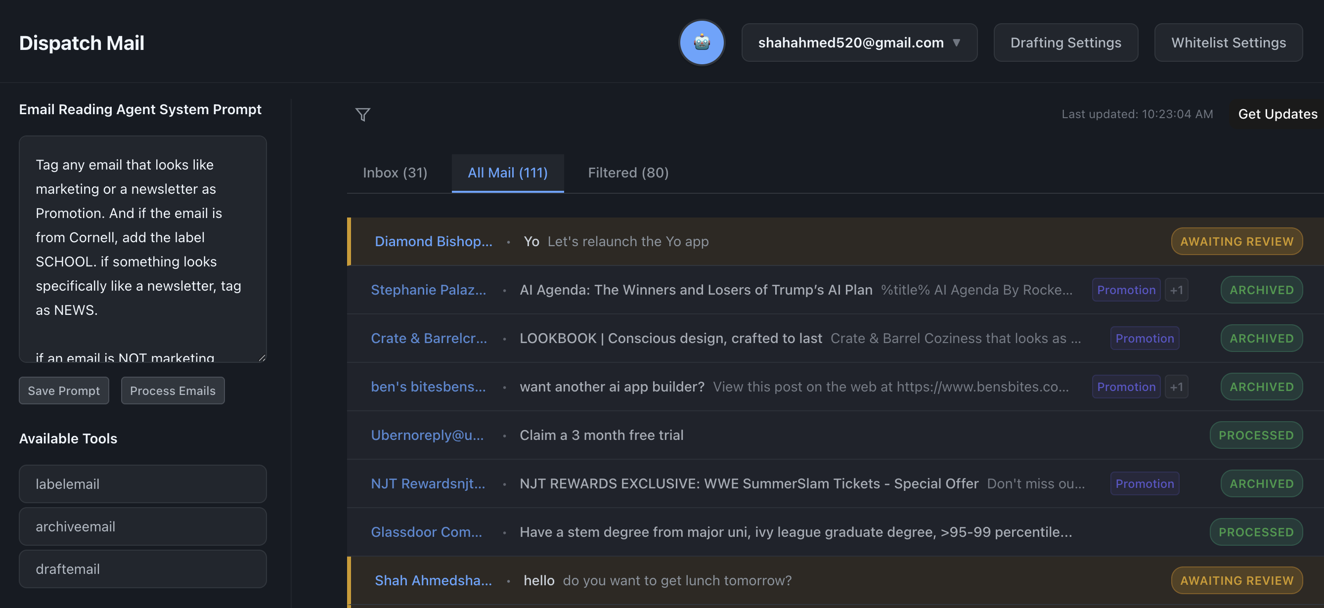 dbish/DispatchMail cover