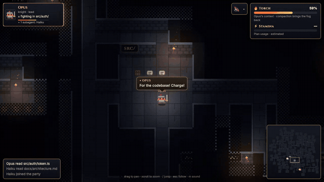 Overview of a large monorepo dungeon, then diving back in