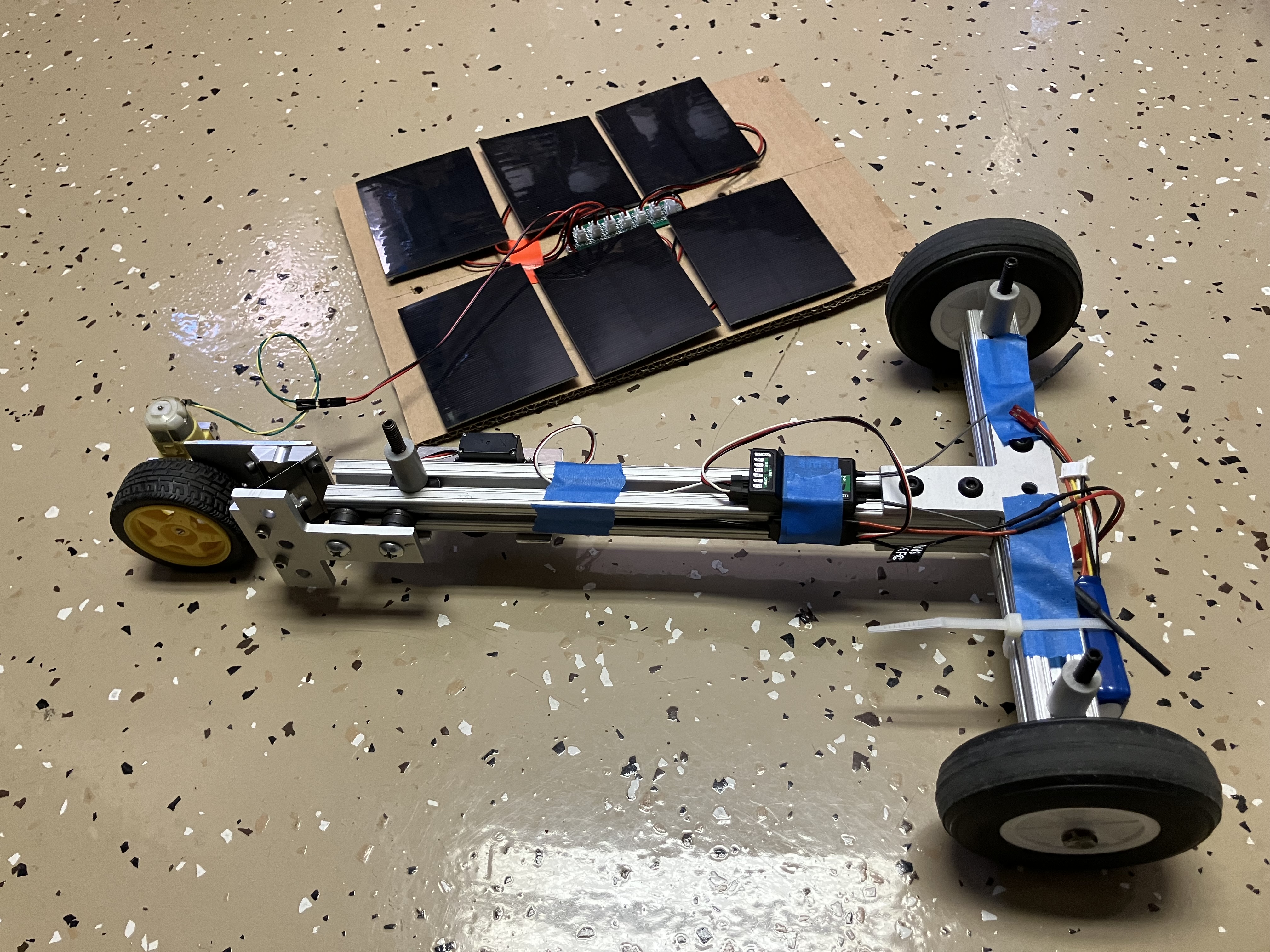 Chassis with Solar Panels