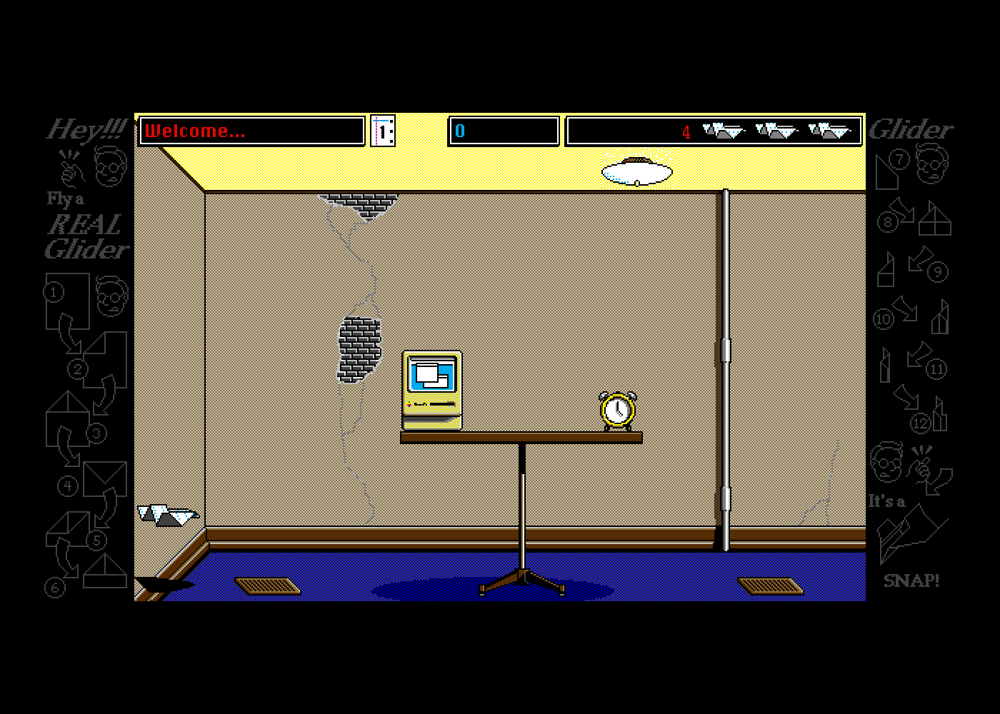 The first room on the Mac II in the browser