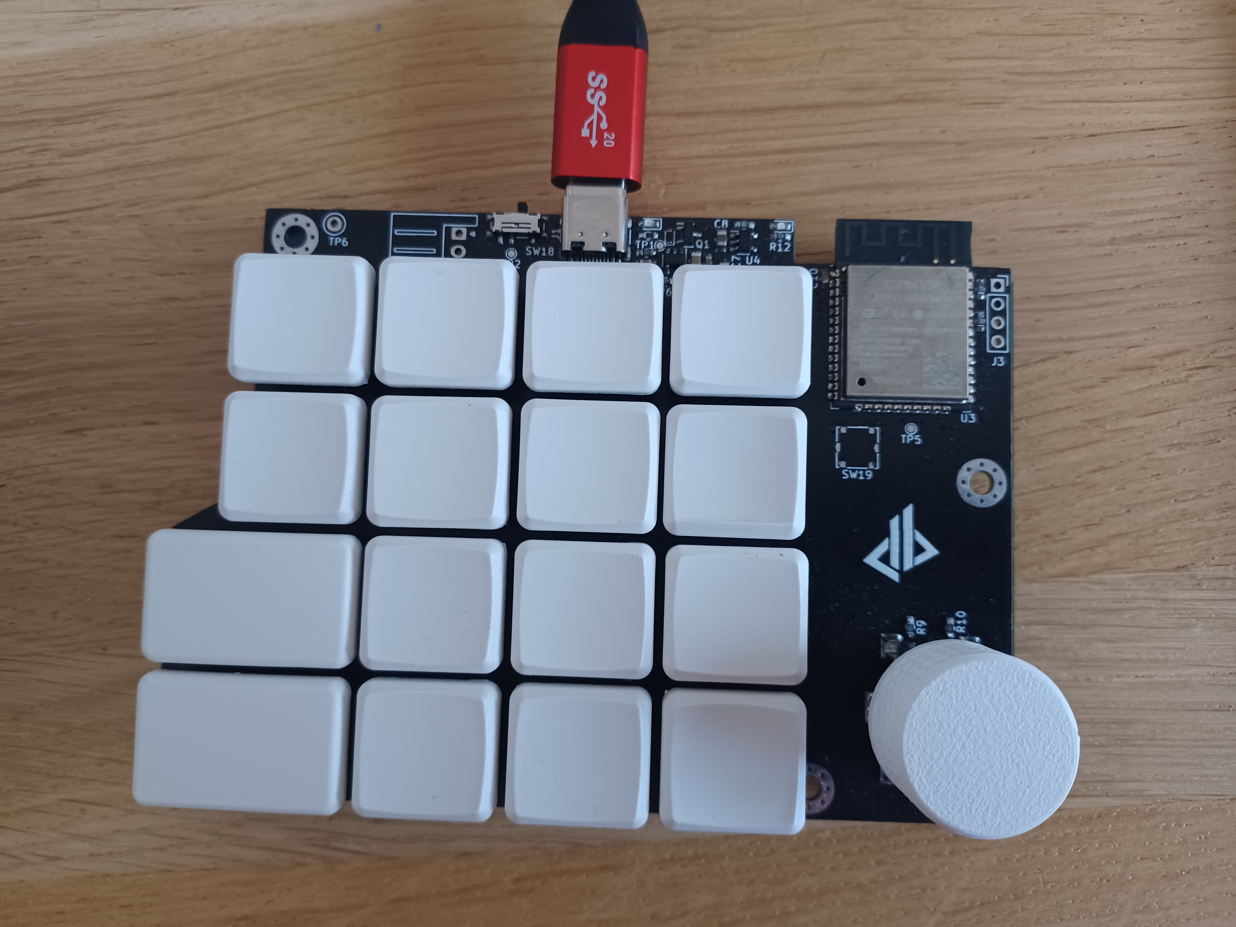 3D View of the macropad top