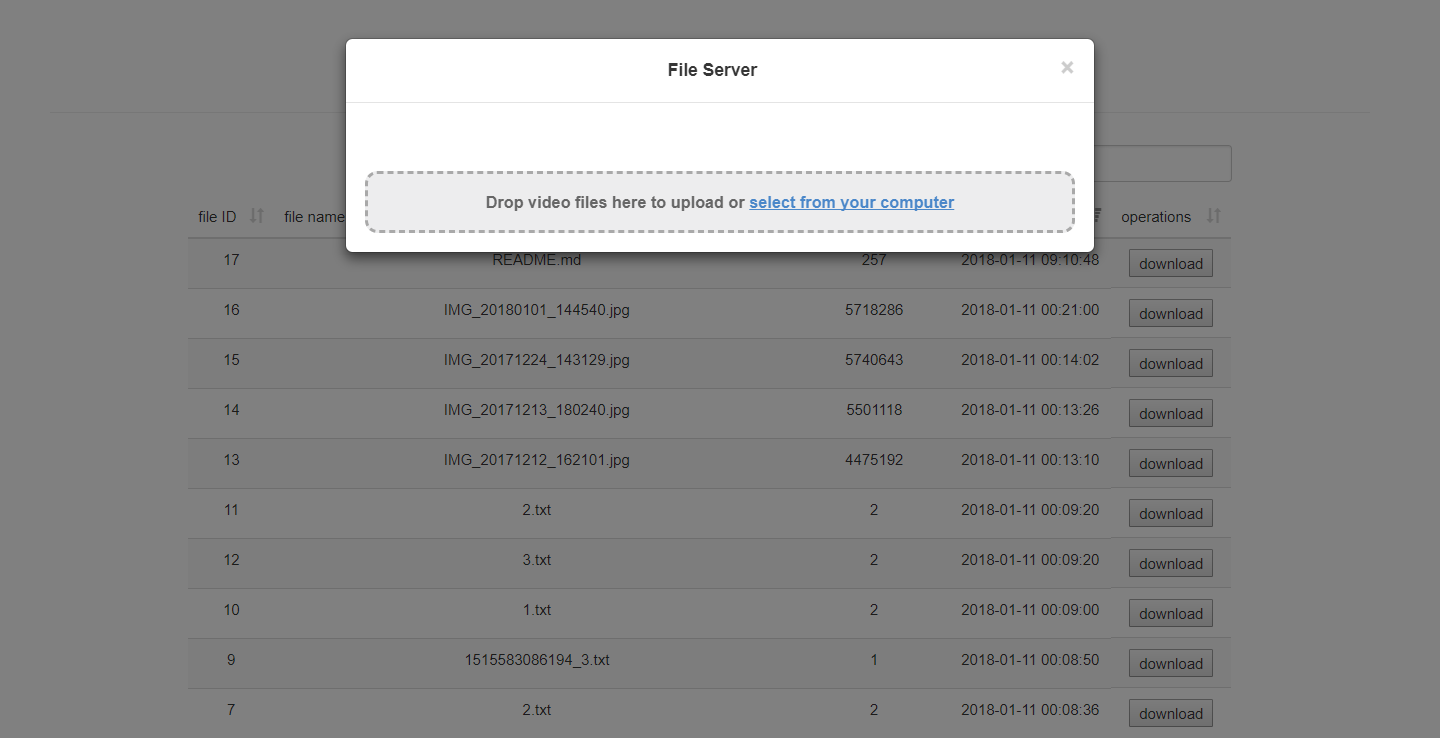 File Server UI