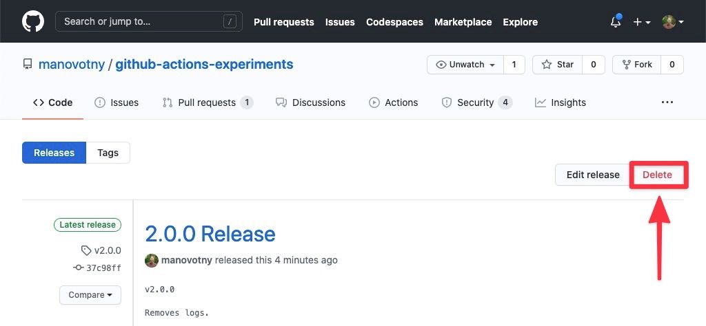 Delete release
