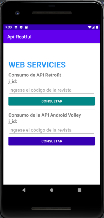 Consumo API Volley y Retrofit