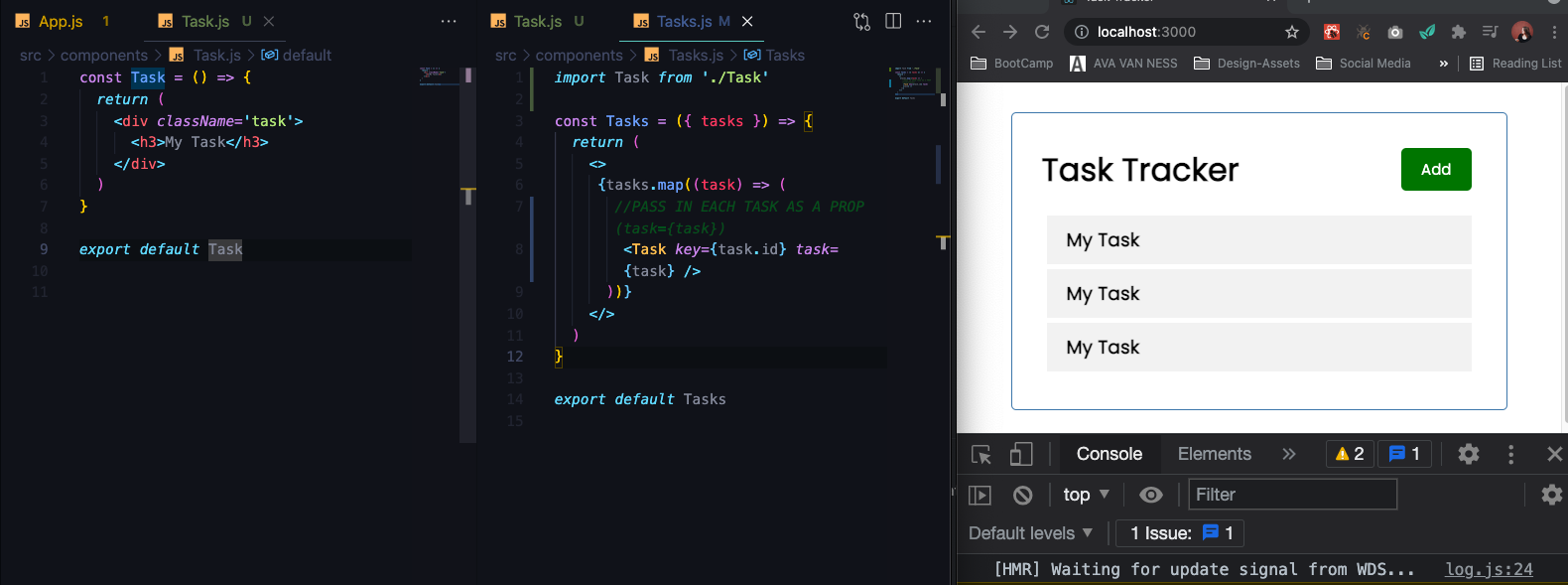 Setting up Task Component