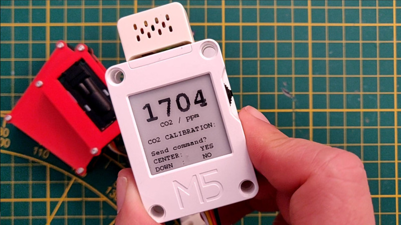 M5CoreInk Air statation Calibration mode