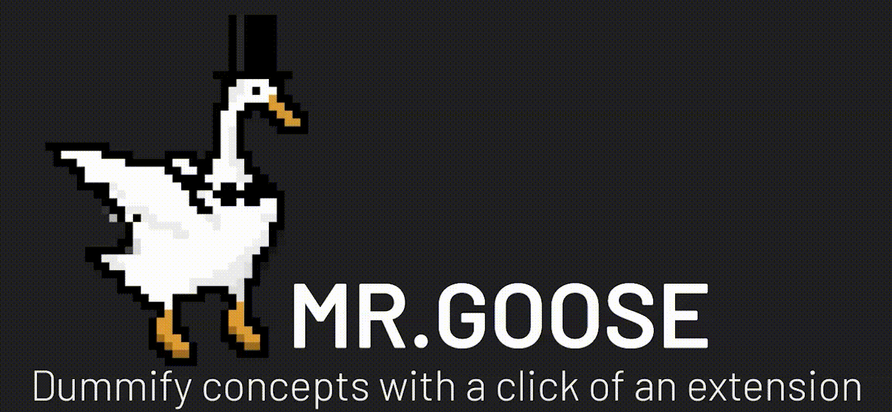 Youtube: Mr Goose