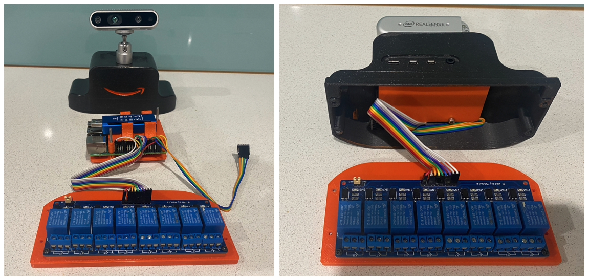 AWS Greengrass Development Kit V1 - Internal Wiring and Temp Sensor