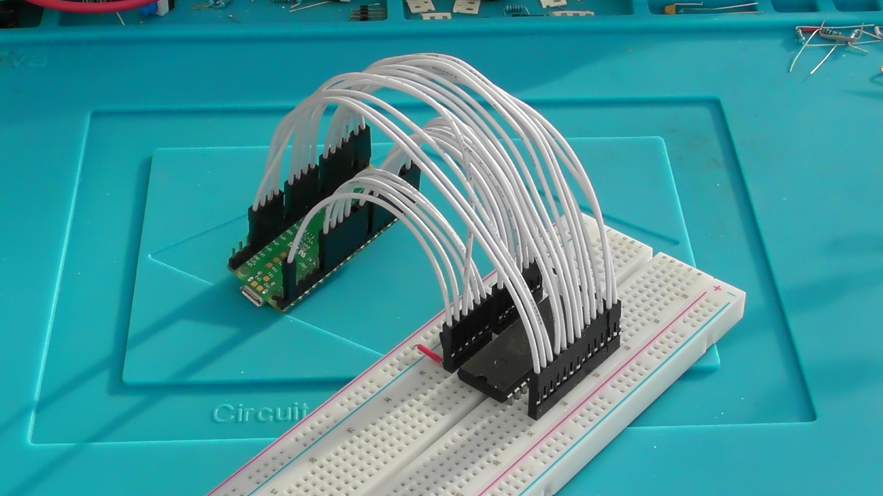 Pico and EEPROM connected together