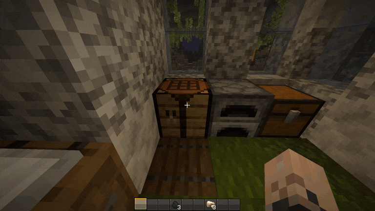 Animated transition between nearby workstations