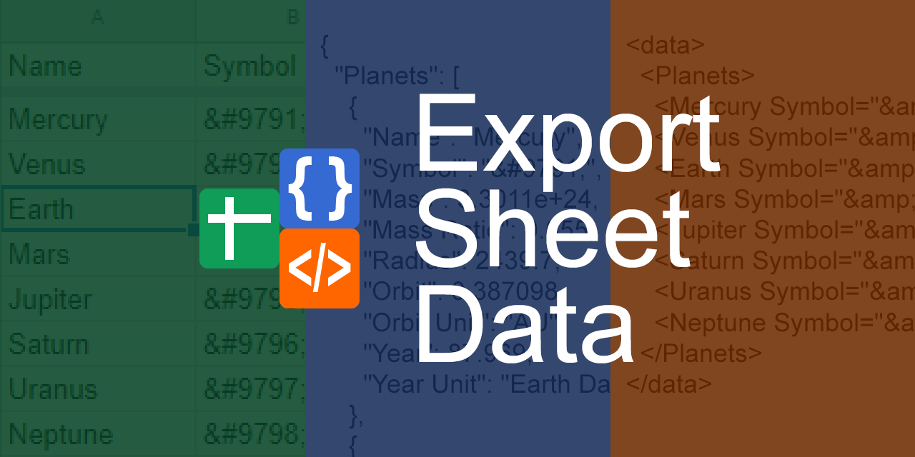 Export Sheet Data