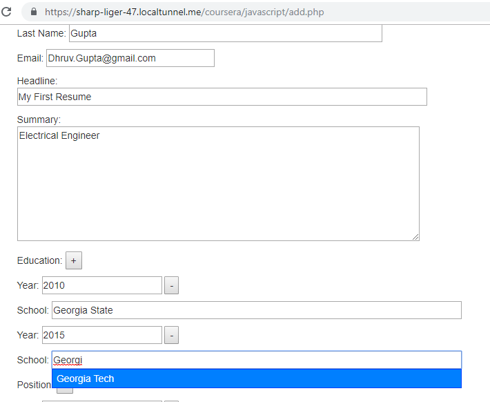 GitHub - ddhruvgupta/ResumeApplication: PHP-JQuery Application for ...