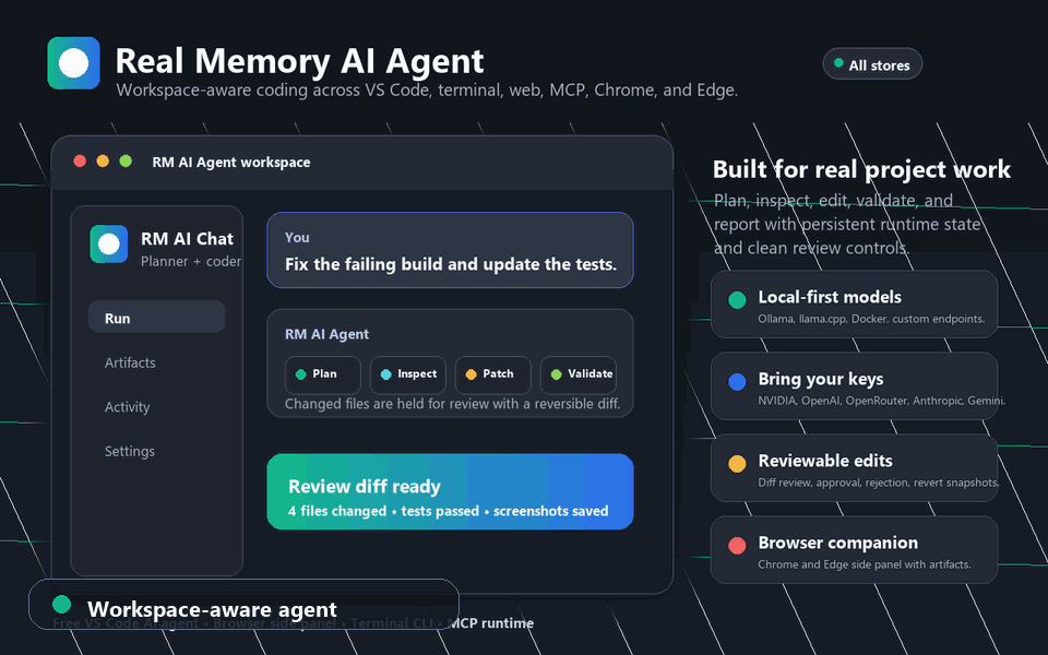 Real Memory AI Agent demo