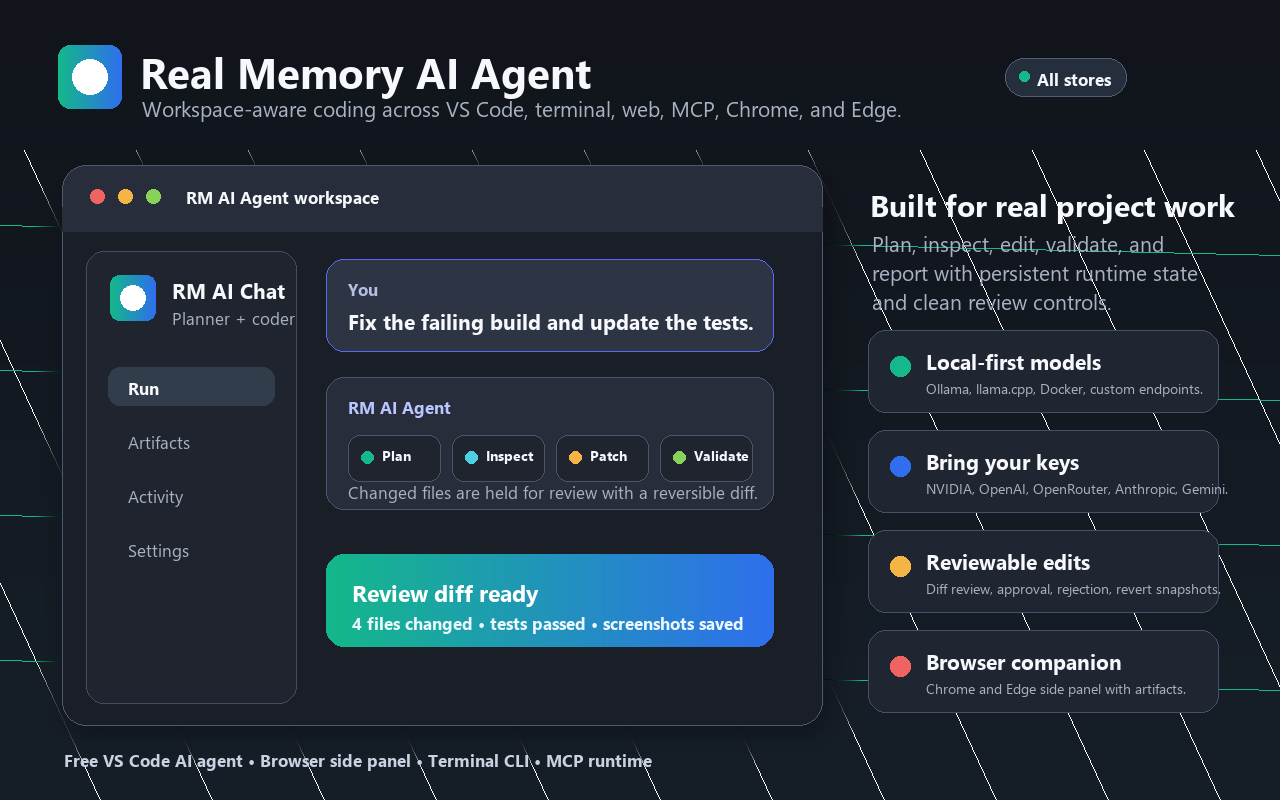 Real Memory AI Agent vision