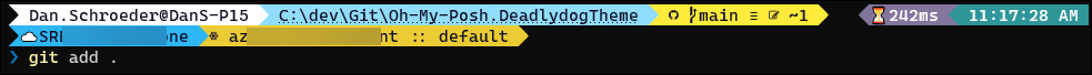 deadlydog oh-my-posh screenshot