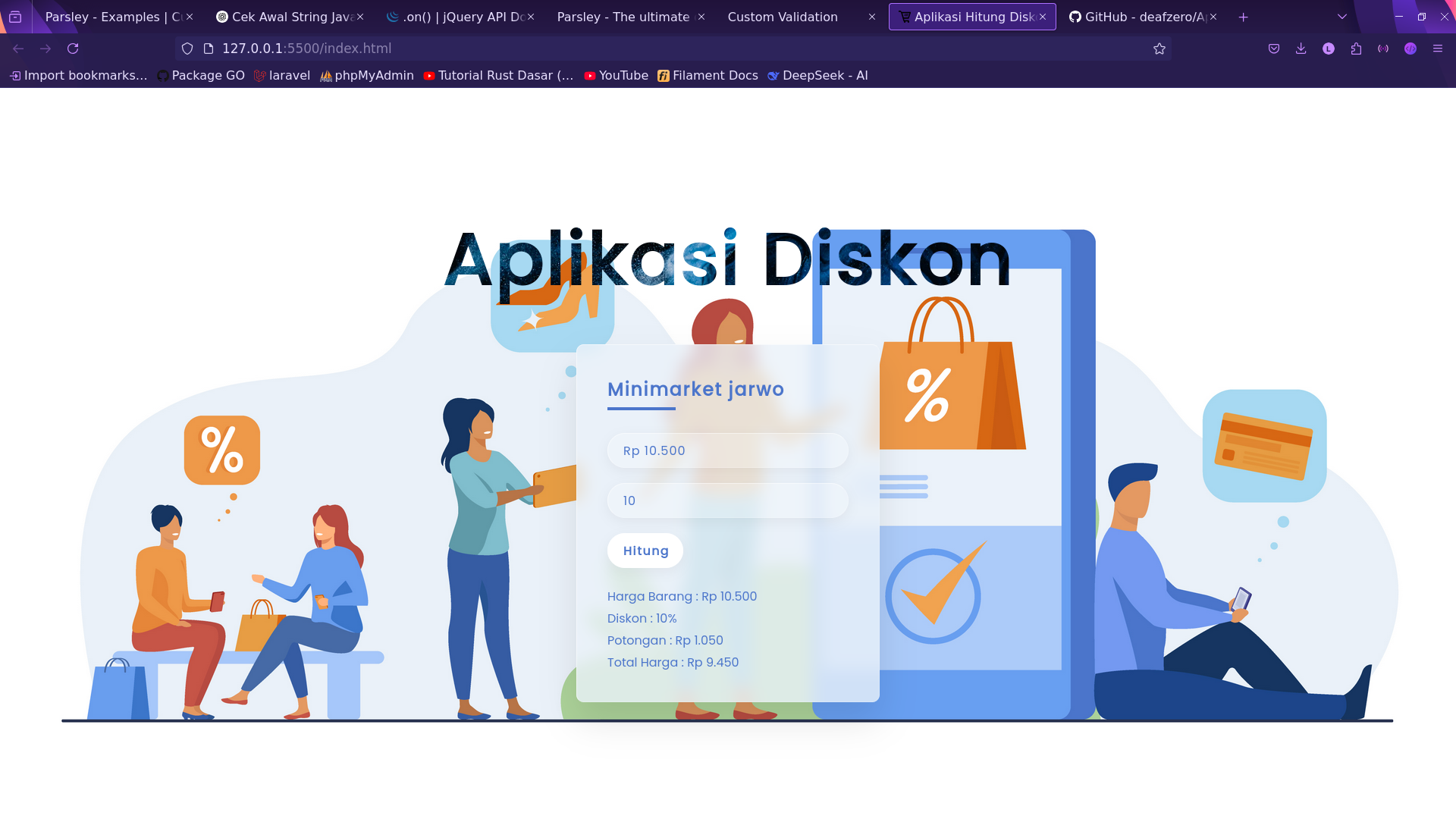 foto aplikasi diskon 