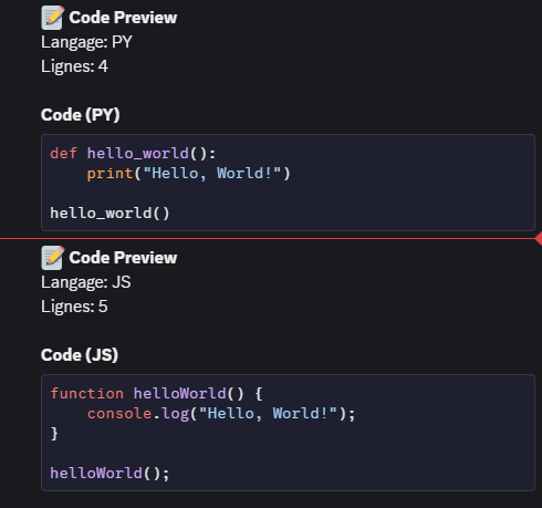 Code Preview
