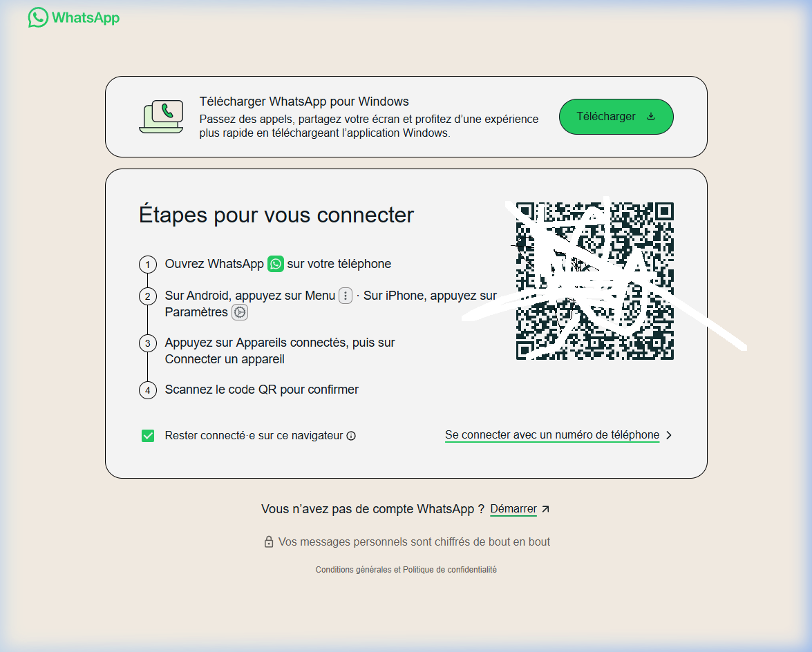 QR Code WhatsApp Web