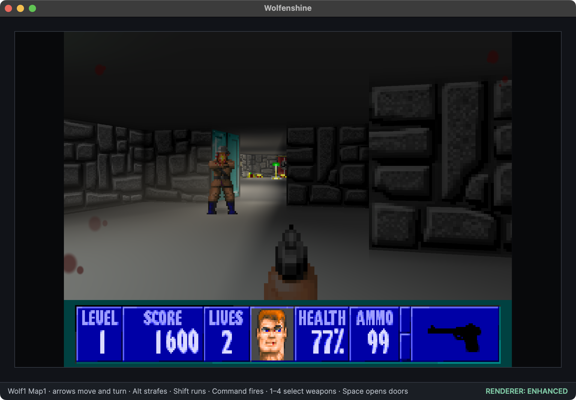 Directional blood and damage feedback during combat