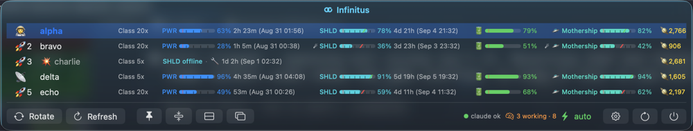 Sci-Fi — warp cores & shields