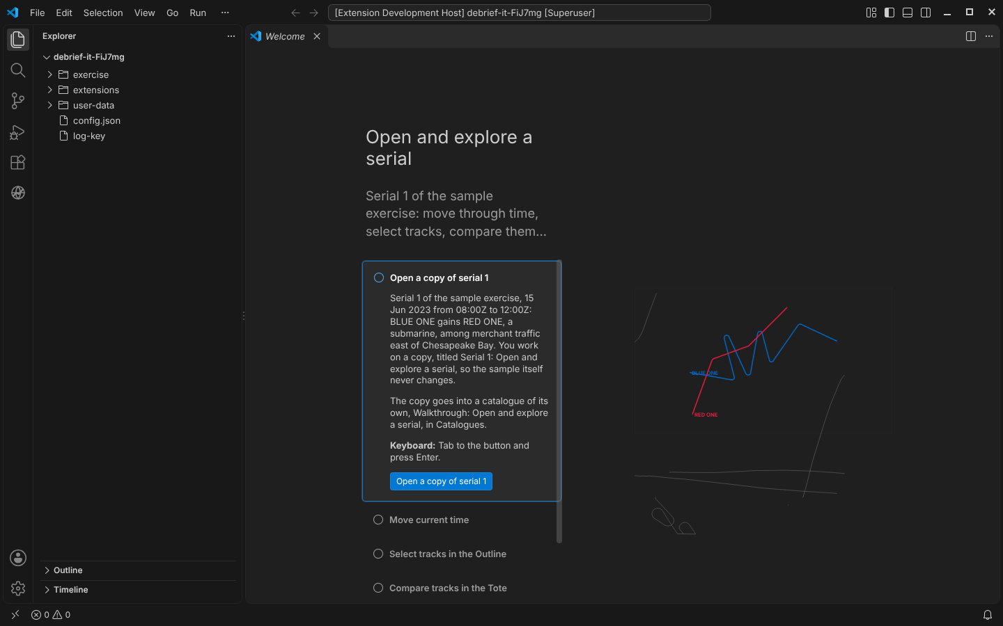 VS Code first activation