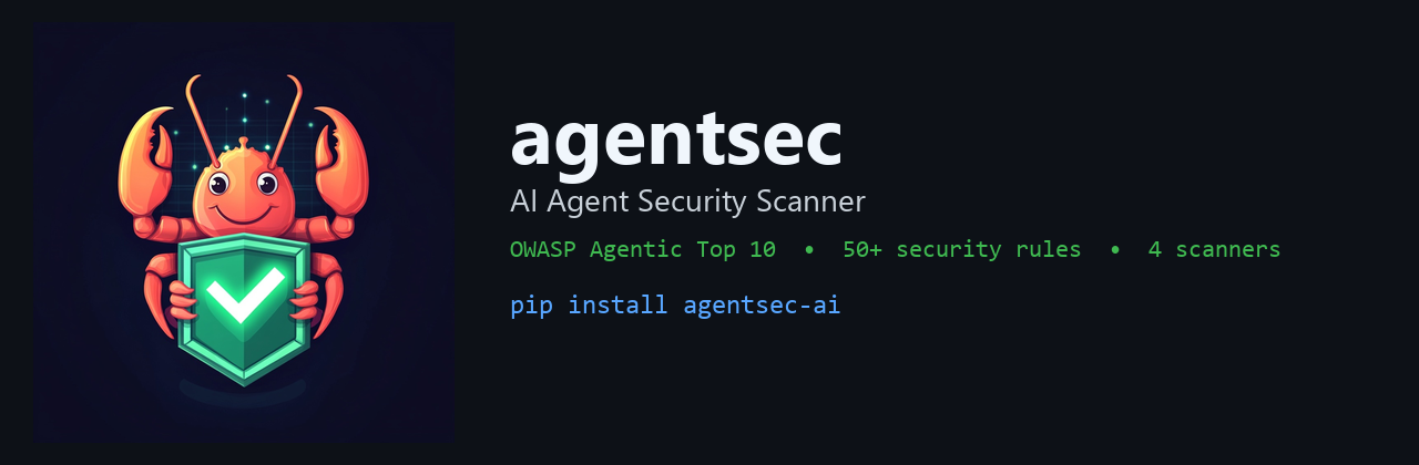agentsec - AI Agent Security Scanner