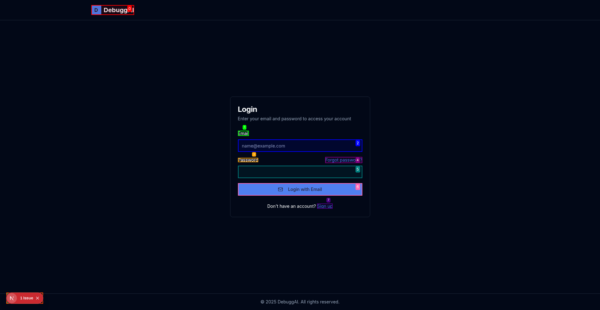 Test Create Account and Login